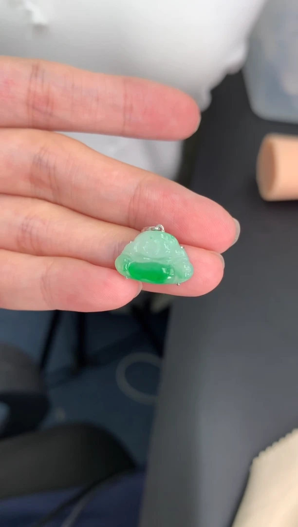 【闪购商品】定制翡翠18K金镶嵌模式推广期24小时鉴赏期