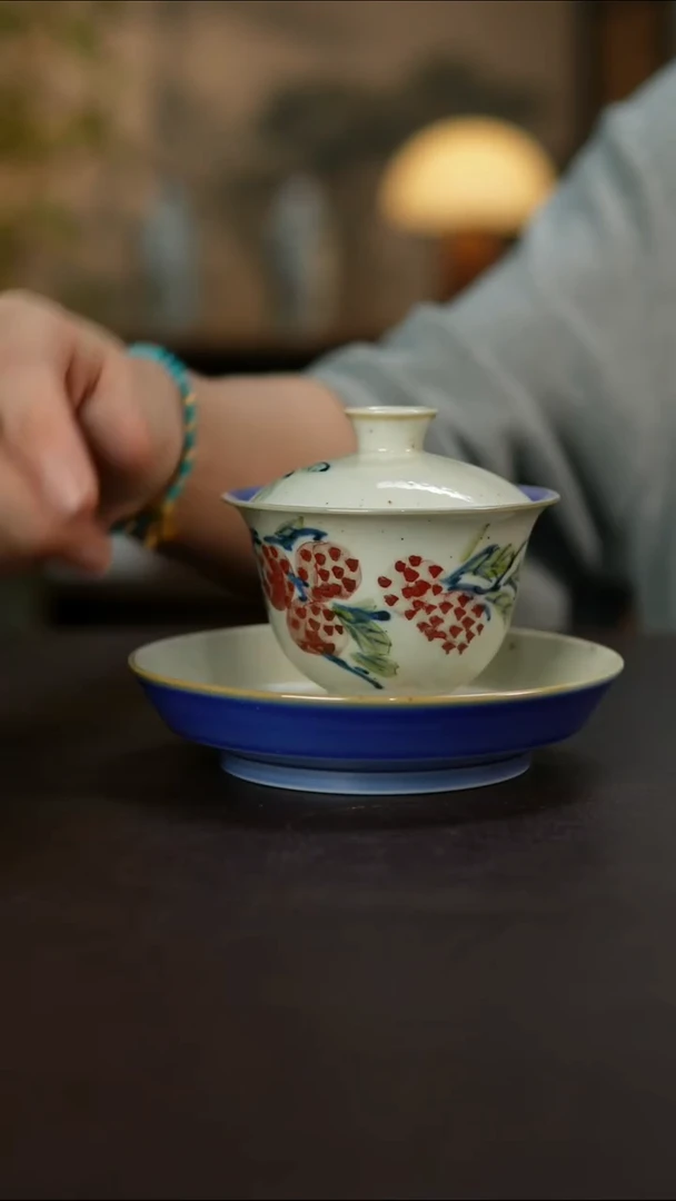 杯景德镇陶瓷杯碗柴烧多人
