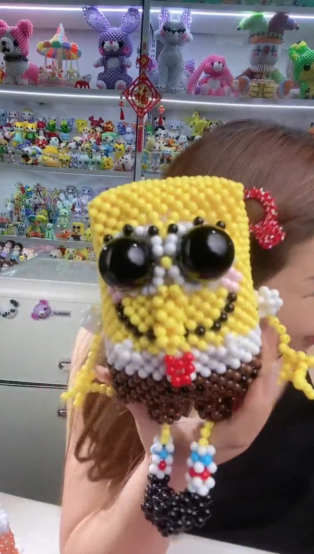 玻璃2665卡6糖果珠海绵宝宝材料包1套