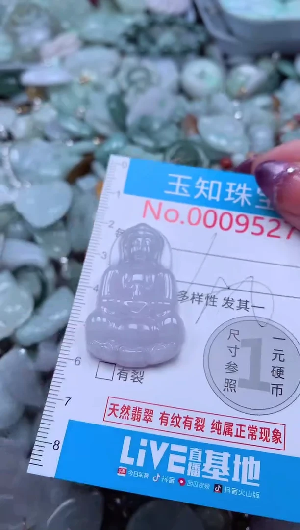 翡翠未镶嵌吊坠(不含链)9527