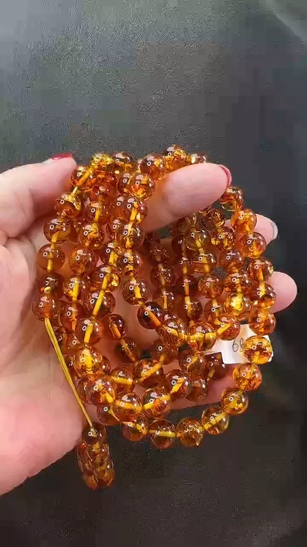 【闪购商品】琥珀颈饰未镶嵌项链