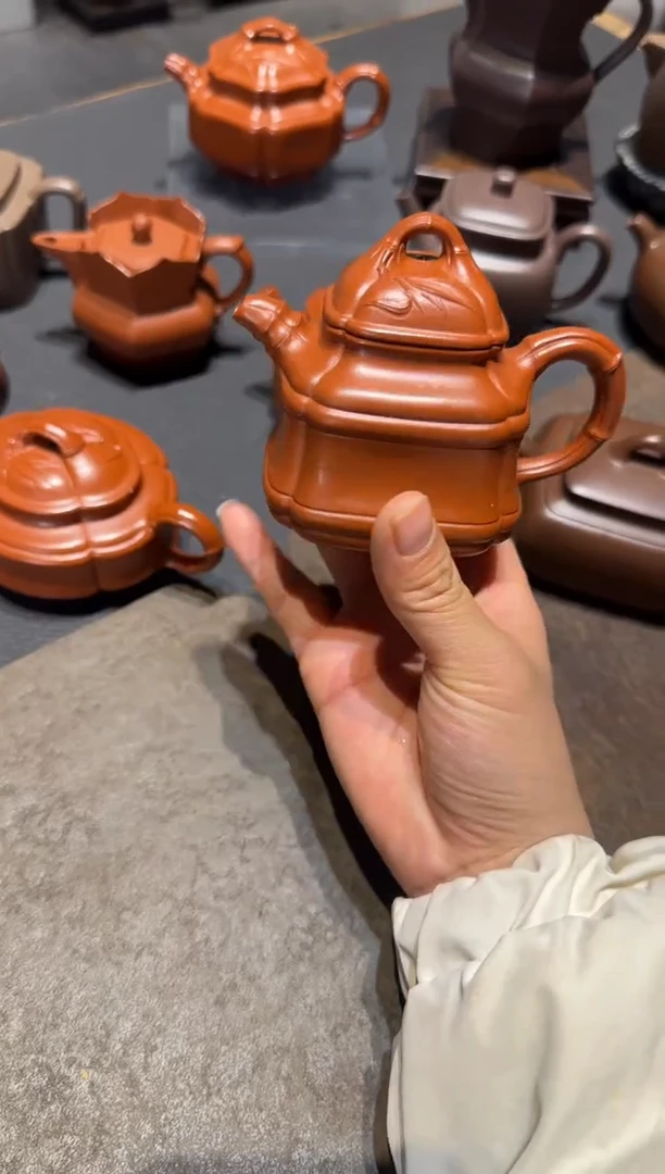 【闪购商品】紫砂茶壶四方竹鼎