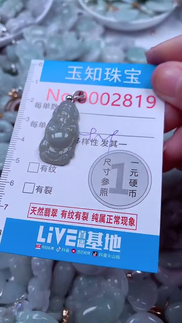 吊坠(不含链)未镶嵌翡翠2819