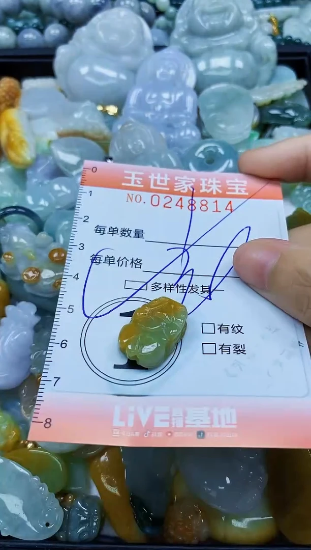 翡翠未镶嵌颈饰闪购0248814多样性发其一