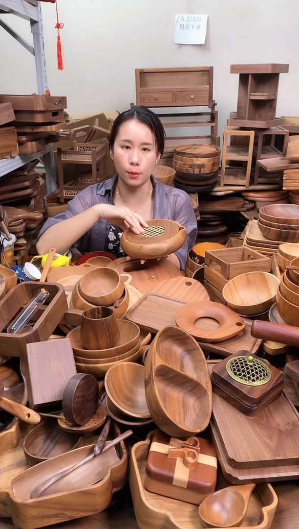 南美胡桃木开口笑壶承