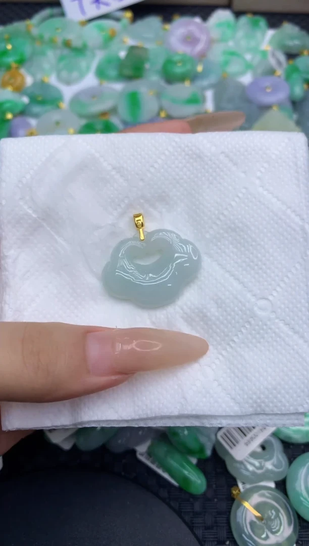 颈饰未镶嵌翡翠天然缅甸A货翡翠