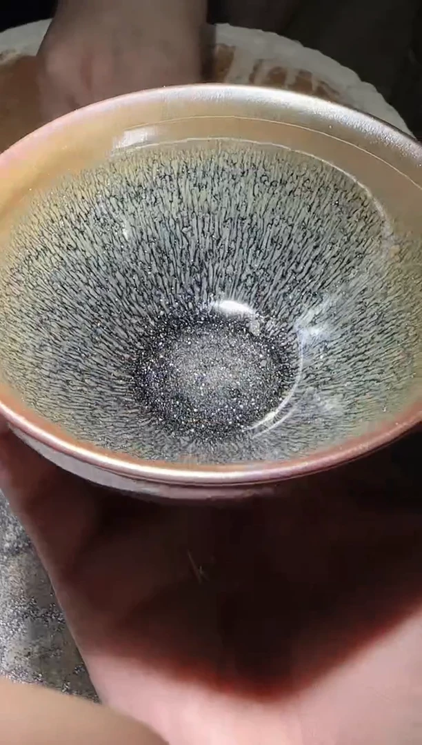 茶盏长聚龙窑李希老师开窑现场22