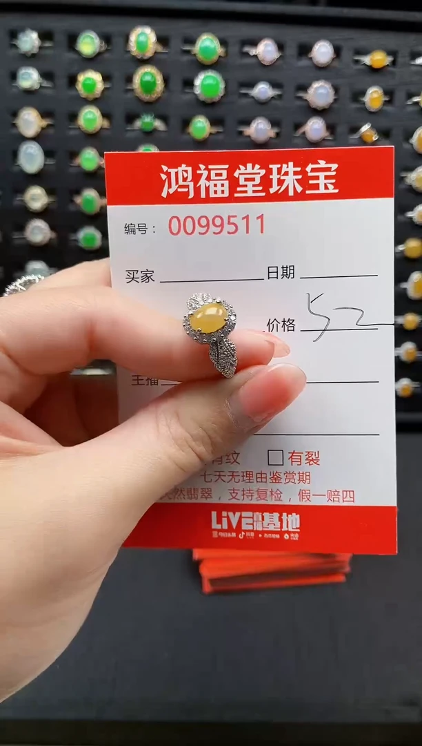 【闪购商品】翡翠戒指银S925镶嵌0000