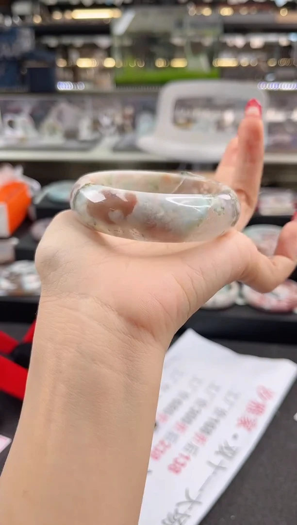 未镶嵌手镯石英质玉圈口 （赠品镯心）