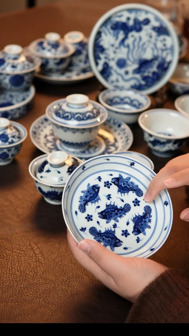 桃花满鳜壶承壶承