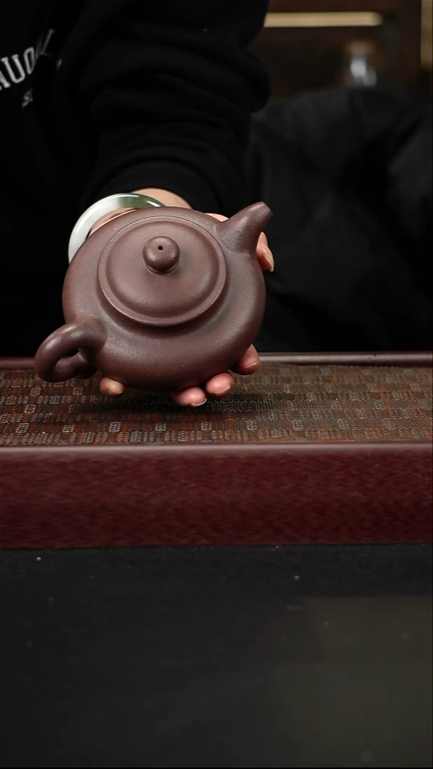 茶壶紫砂xll底槽青仿古260cc