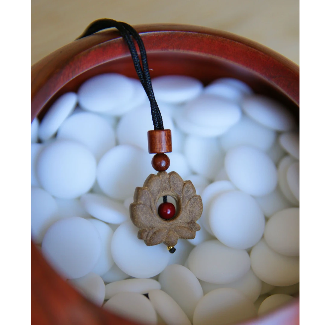 【桂落庭芳莲花脖挂】天然合香古法香牌非遗制作纯手工原创