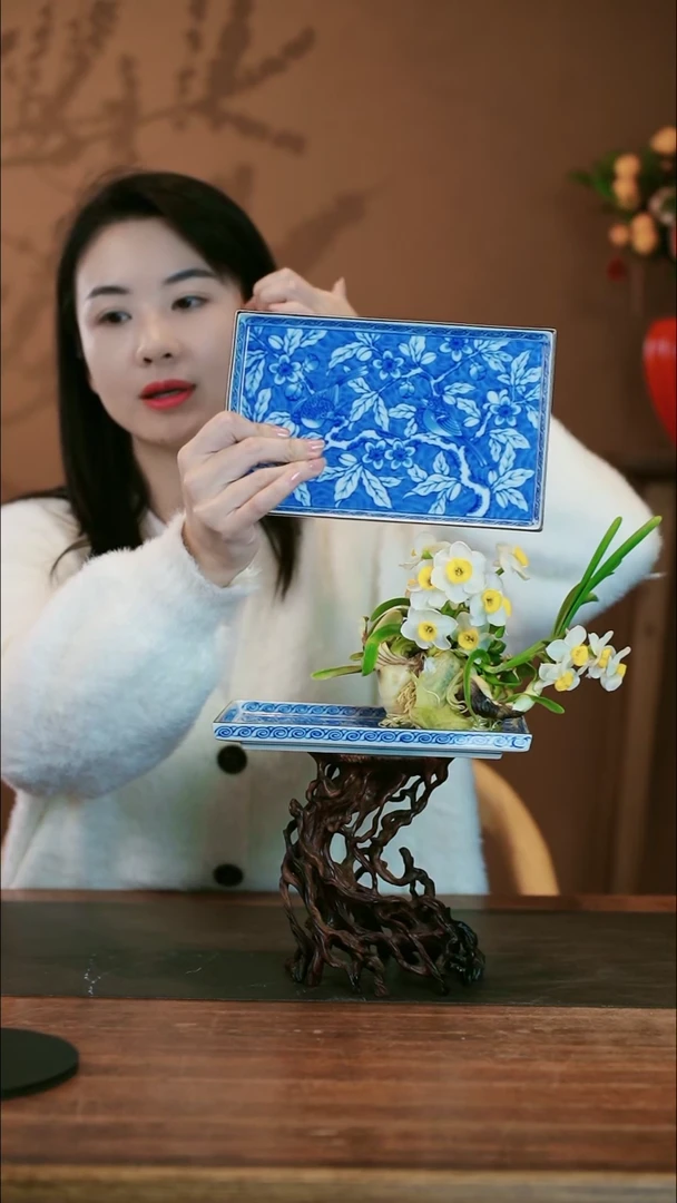 【闪购商品】盆景雕刻水仙