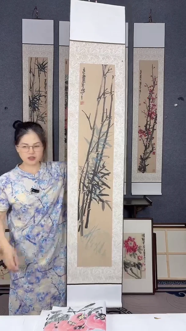 国画175*32吴铁成作品