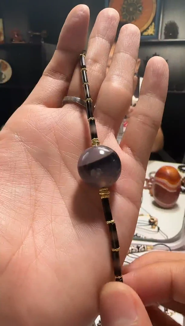 未镶嵌颈饰玛瑙/玉髓阿*1103-94多样性发货