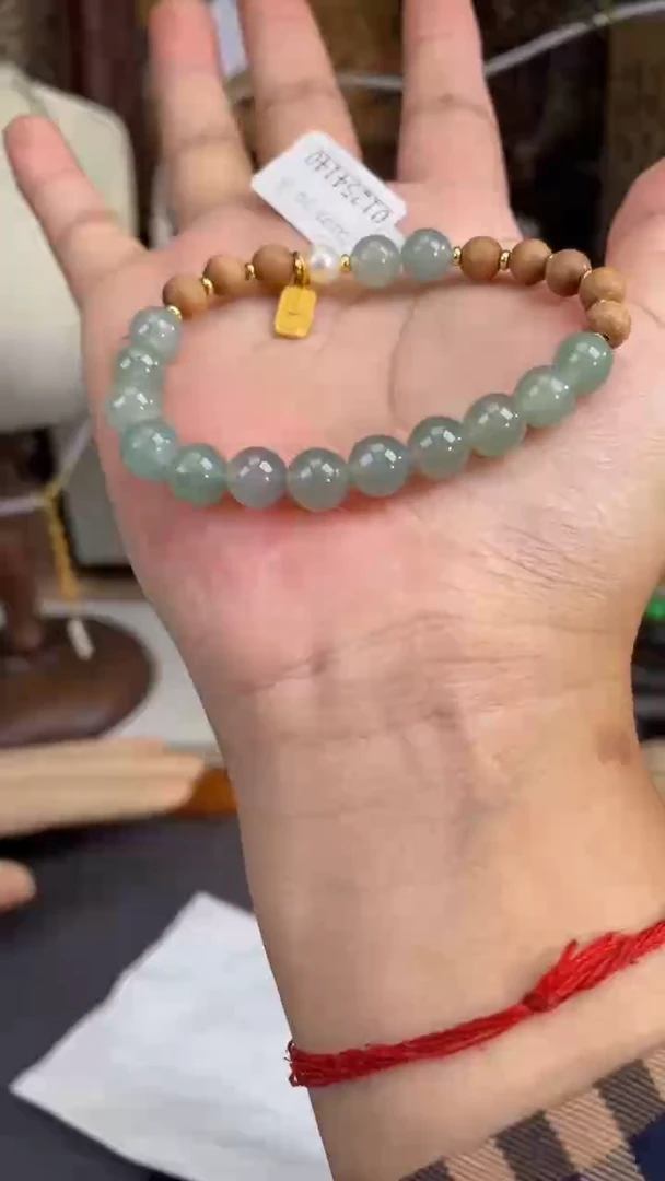 未镶嵌手链翡翠手串