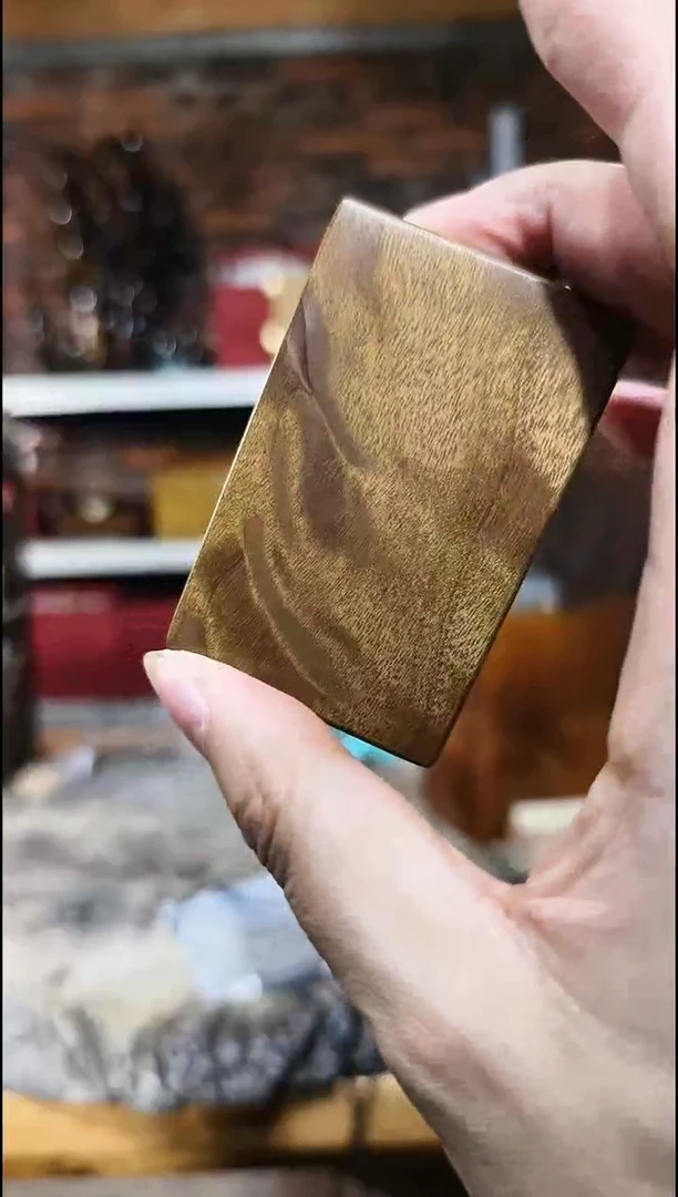 金丝楠无事牌手把件