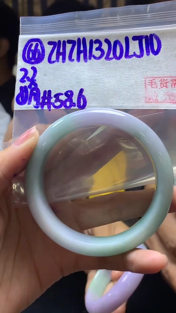 【闪购商品】定制翡翠未镶嵌66手镯58.6+1320元+拍一发一