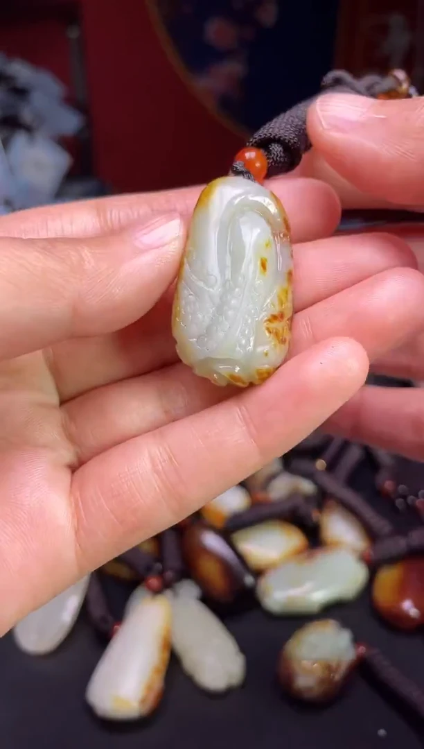 颈饰未镶嵌和田玉123