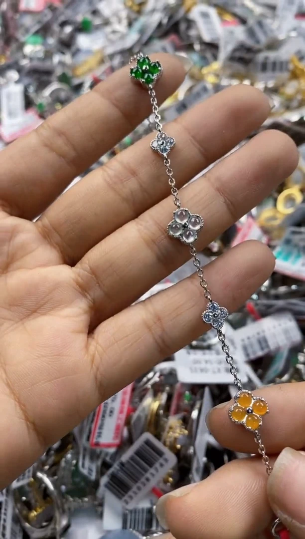 银S925镶嵌戒指翡翠6666----6