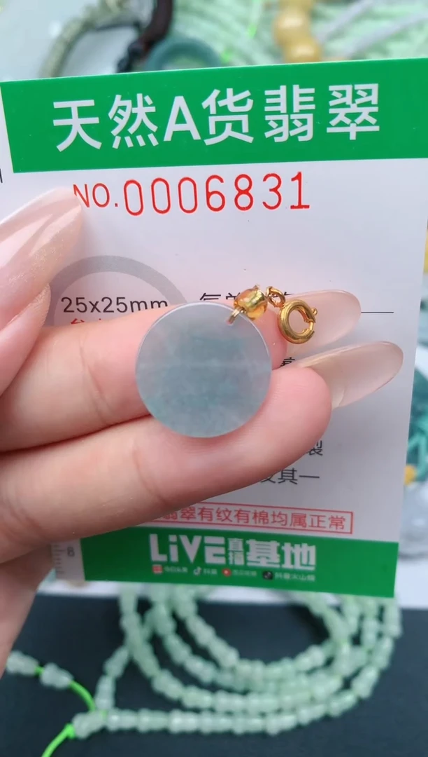 翡翠未镶嵌颈饰.0006831