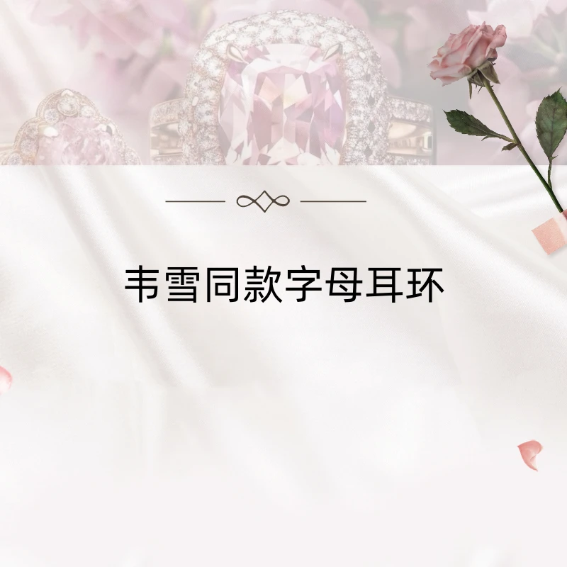 【字母耳环】2024年新款爆款  轻奢高级感耳饰