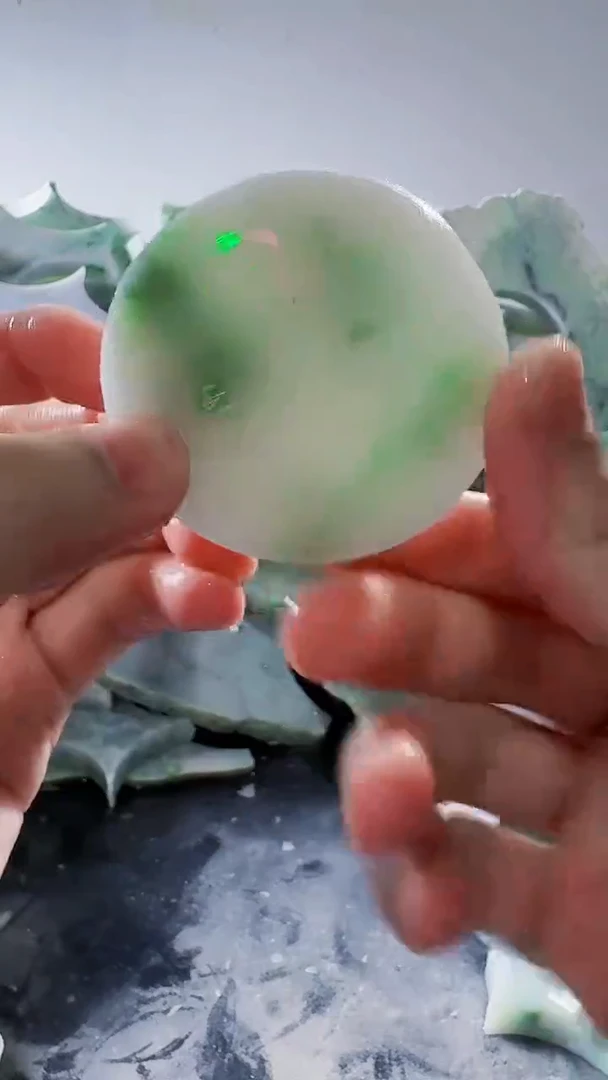 裸石翡翠缅甸翡翠A货文2568
