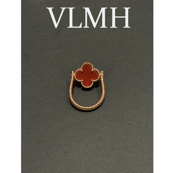 铜合金戒指 CNC精工 VLMH6003幸运草轻奢百搭时尚戒指气质复古