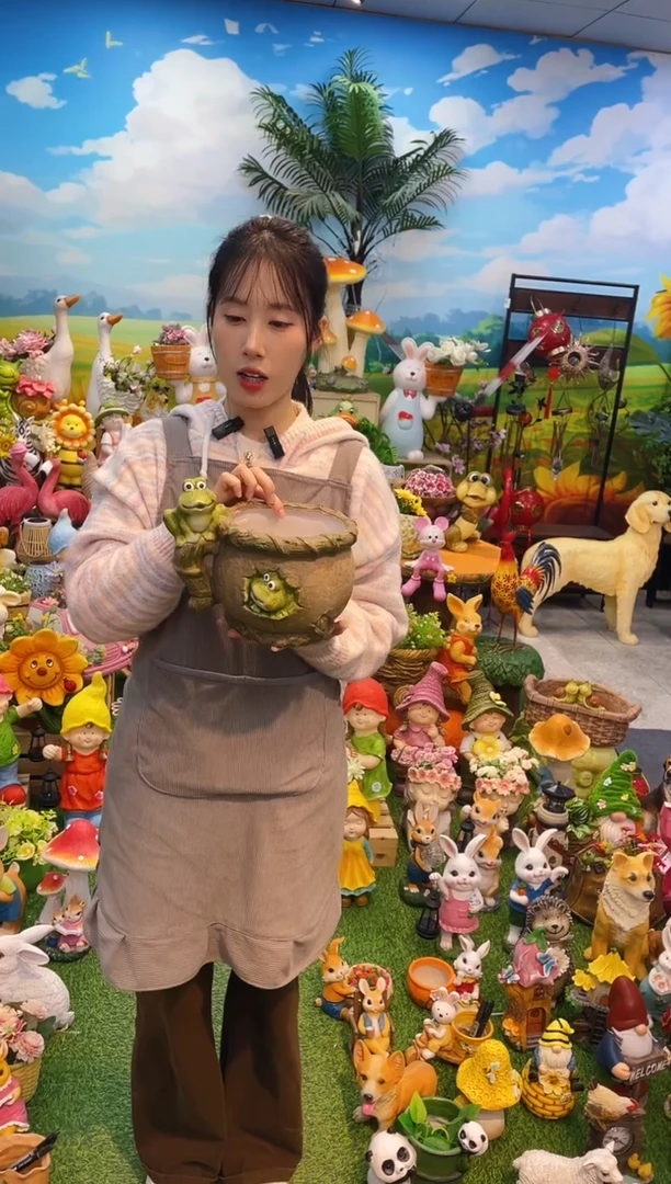 【闪购商品】红陶青蛙鱼缸