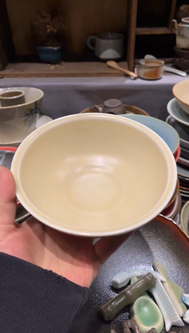 【闪购商品】瓷片585 酷金厚边碗1个