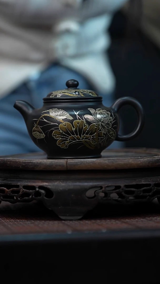 茶壶紫砂宜兴岁颐传砂原矿全手12