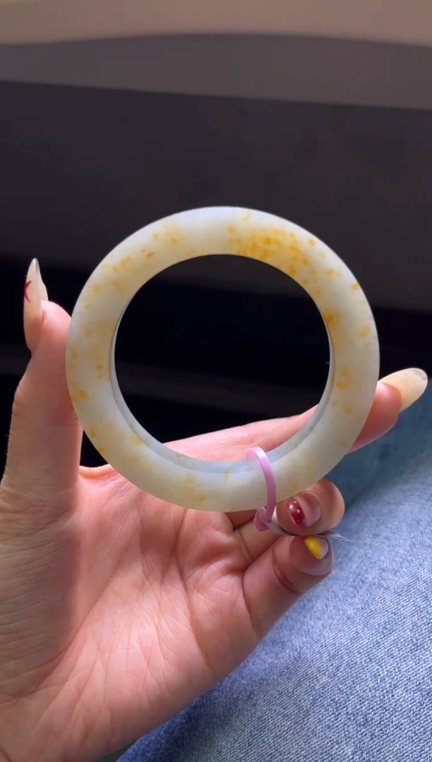 未镶嵌手镯定制翡翠57-63桂花糕「定制不退不换」