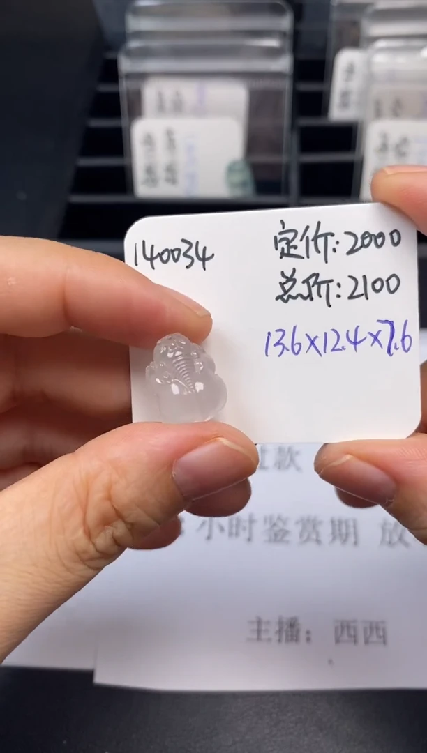 吊坠(不含链)未镶嵌翡翠140034