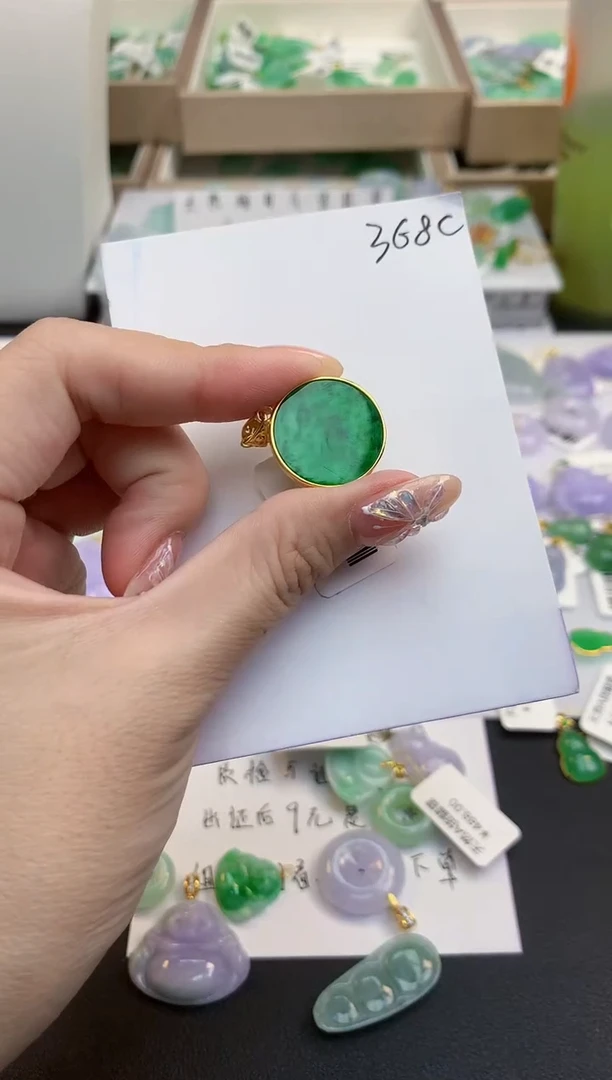颈饰未镶嵌翡翠天然缅甸a货翡翠
