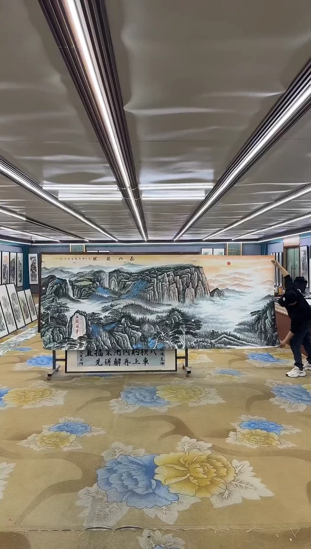 绘画M王红兵-大丈二-山水国画