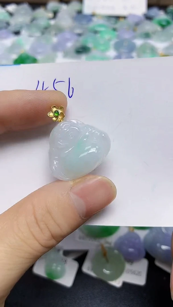 颈饰未镶嵌翡翠天然缅甸翡翠A货翡翠百元以上9元证书费自理