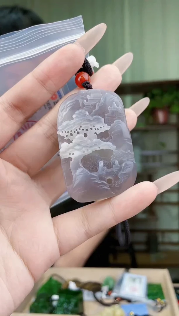 和田玉未镶嵌挂件拍一发一，多样性发货！