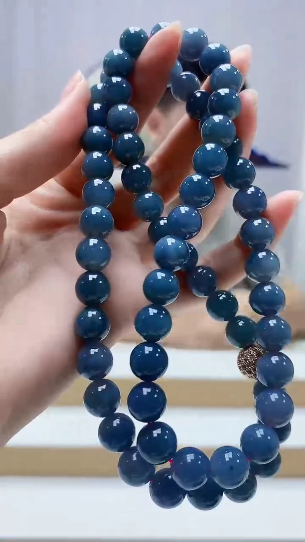 未镶嵌定制翡翠4917zm-毛货珠链187