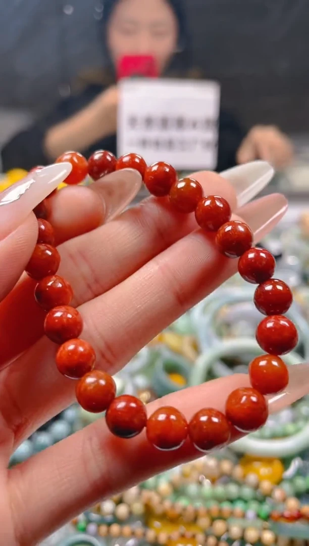 【闪购商品】翡翠颈饰未镶嵌7-8MM/R/翡翠A货一图一物