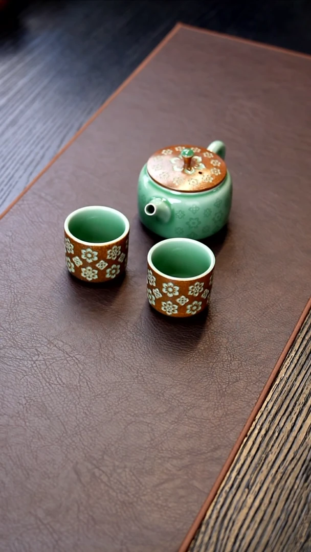 青瓷手工茶器包邮