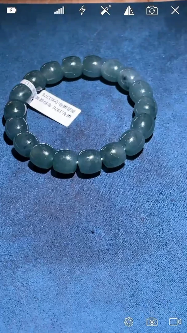 未镶嵌定制翡翠q001376   手串   卡12