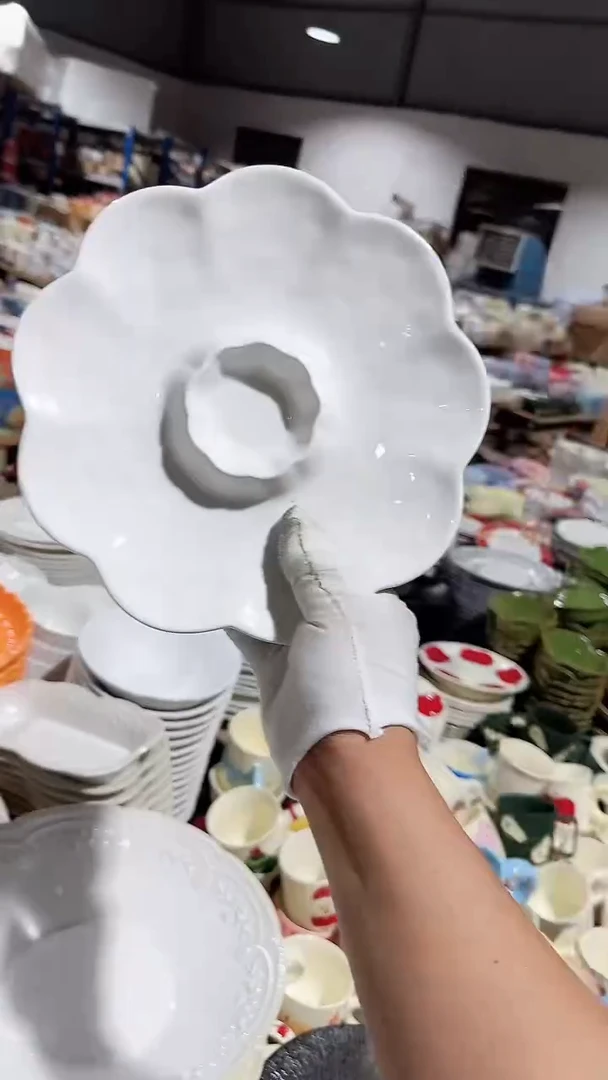 陶瓷饺子盘微瑕 凑满20元包邮