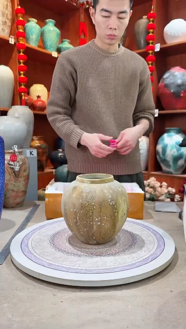 【闪购商品】瓶陶瓷花瓶 无花 微瑕a209