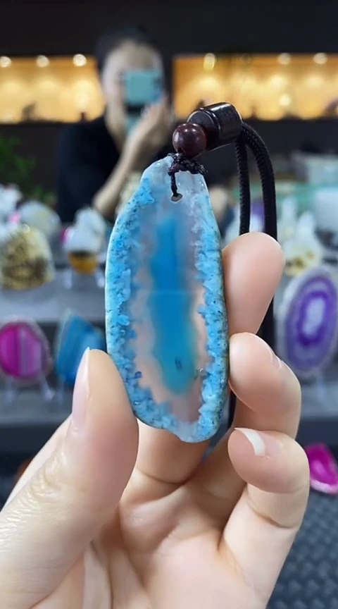 未镶嵌颈饰玛瑙/玉髓萧**穗玛瑙