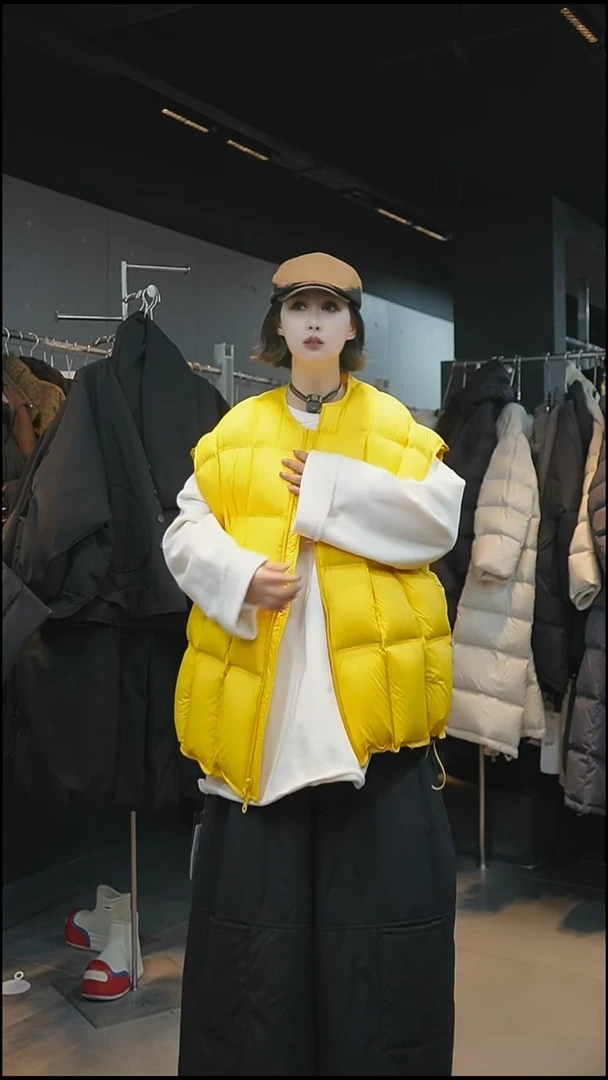 雨***?黄色羽绒黄色羽绒