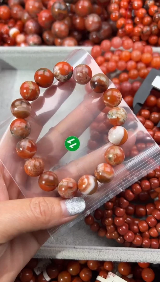 未镶嵌手串南红玛瑙12+