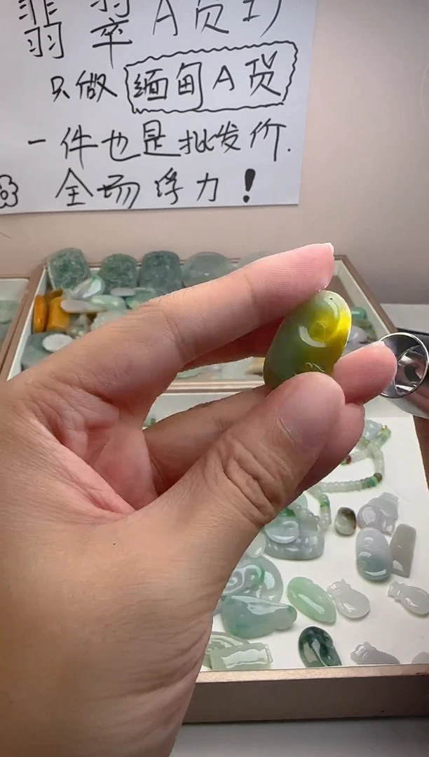颈饰未镶嵌翡翠翡翠