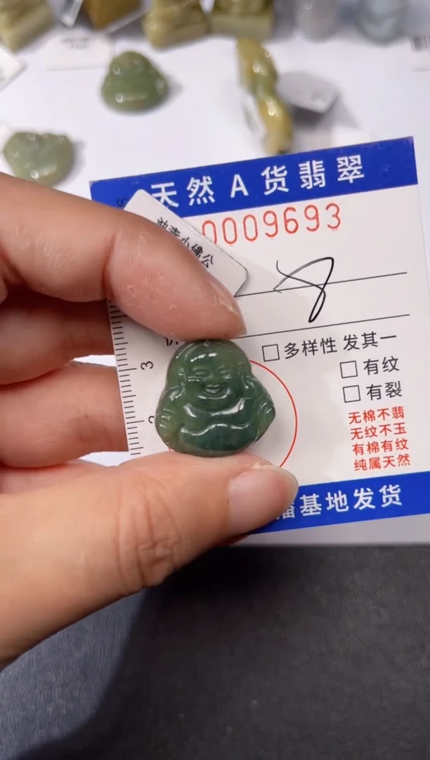 翡翠未镶嵌吊坠(不含链)0009693