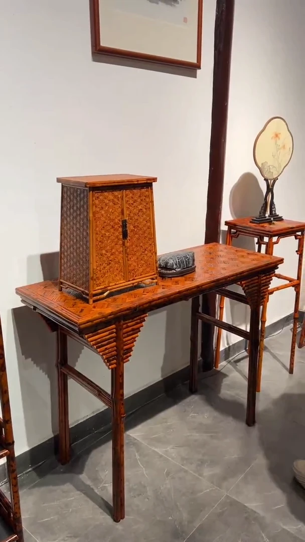 竹u****5湘妃竹条案平头案