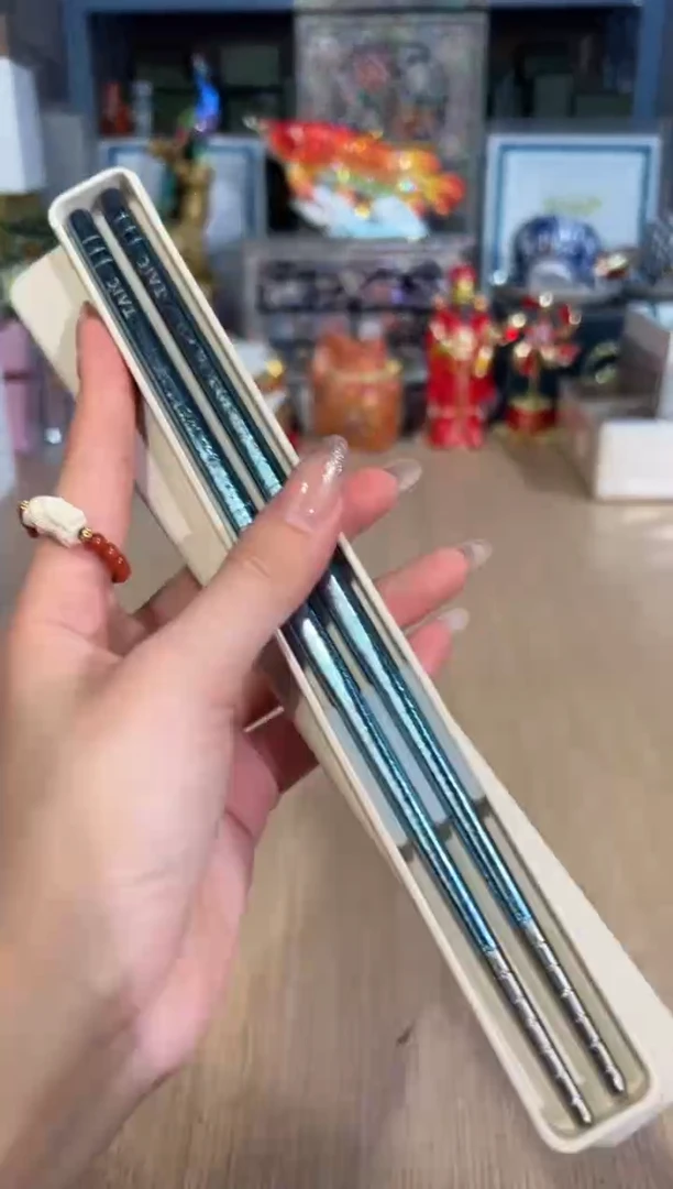 【闪购商品】杯89 钛筷子（蓝）